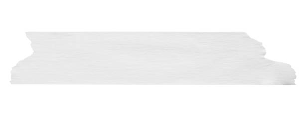 istock White adhesive paper tape isolated on white background 2161069371