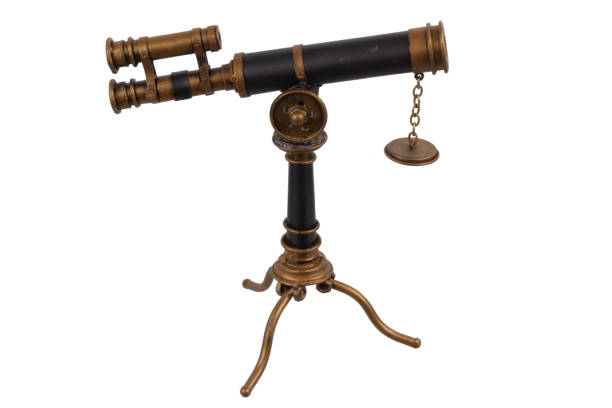 istock vintage brass telescope 2161071940
