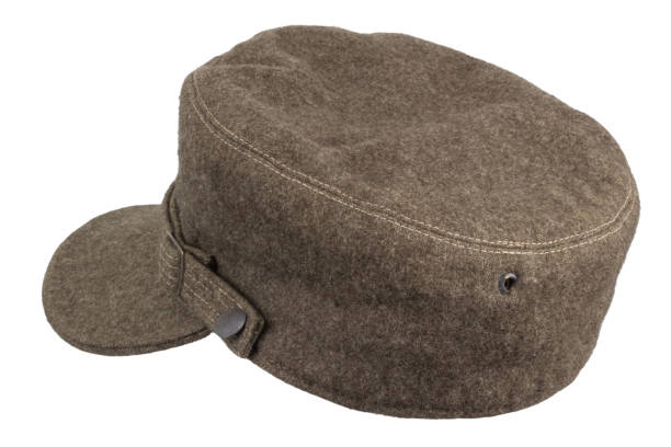 istock vintage army winter uniform cap 2161071985