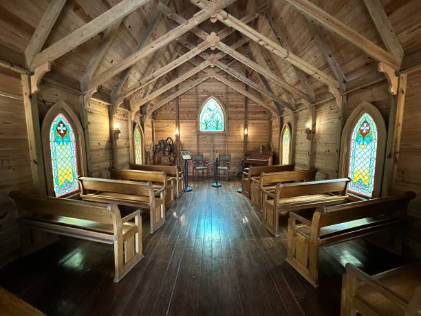 istock Interior View of a Small Chapel 2161075620