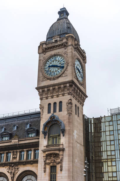 istock Iconic Clock Tower of Gare de Lyon Station 2161080726
