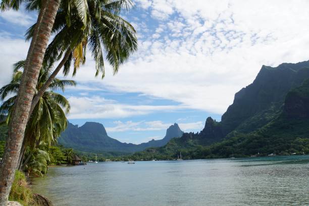 istock Cook Bay and Mountains view - Moorea Island 2161084387