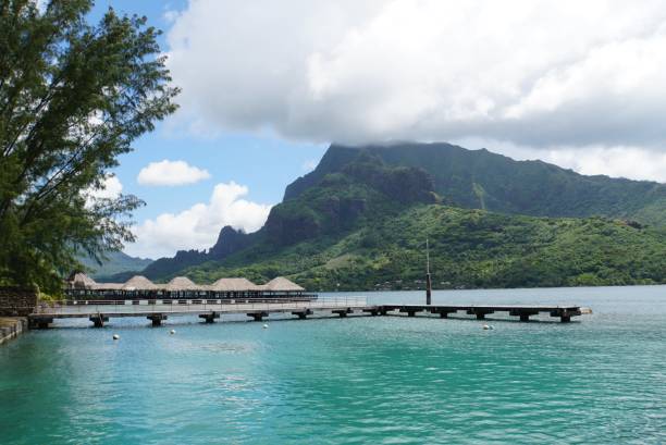 istock Cook Bay and Mountains view - Moorea Island 2161084411