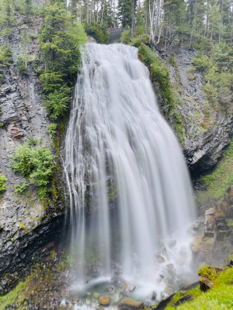 istock Narada Falls waterfall in Mt. Rainier National Park 2161087709