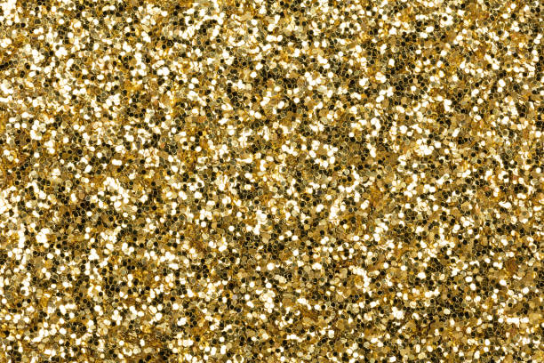 istock Awesome holographic glitter background, your shiny luxury yellow texture . 2161098201