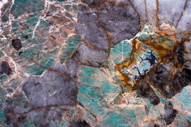 Amazonite quartzite stone background as part of excellent home interior. High quality texture in extremely high resolution.