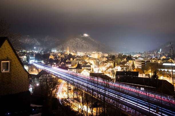 Bad Harzburg Highway at Night