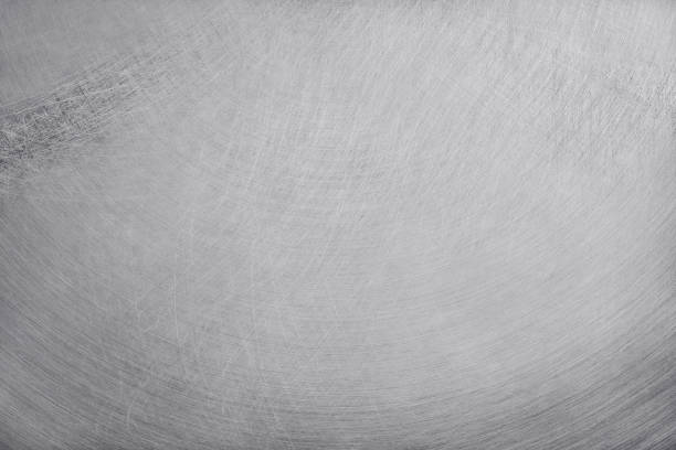 istock texture of old aluminum metal with scratch for background. 2161109883