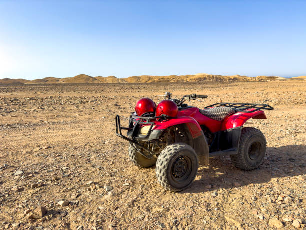 istock Quad ATV tour through the Sahara desert in Egypt 2161113534
