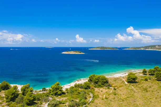 istock Coastline in Rogoznica, Dalmatia, Croatia 2161121298