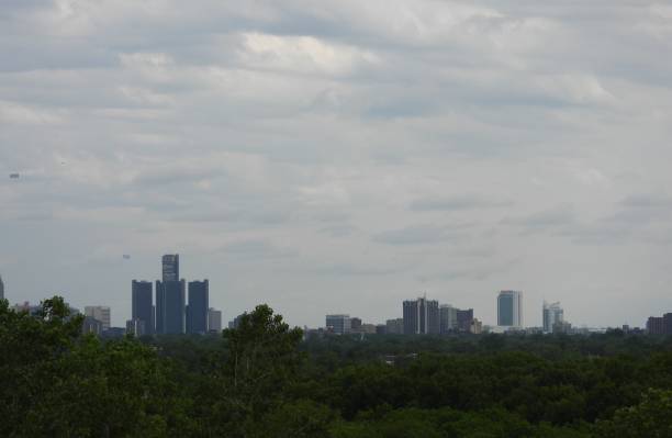 istock Renaissance Center Detroit-Caesar casino Windsor 2161128794