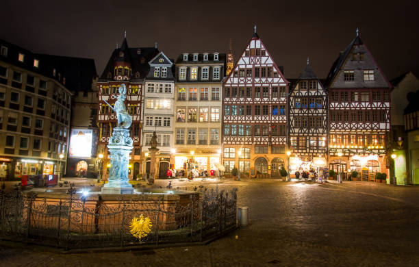 istock Frankfurt am Main at Night | German City 2161129326
