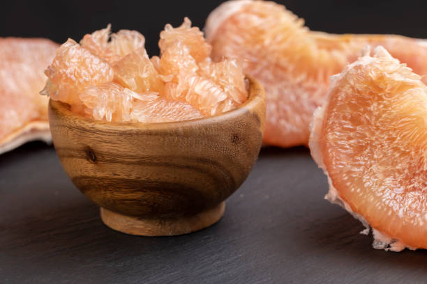 istock peeled citrus grapefruit without peel on the table 2161137332