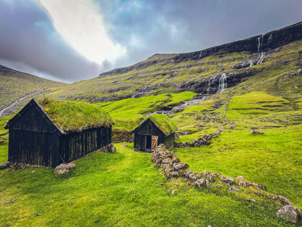 istock Village green houses 2161146470