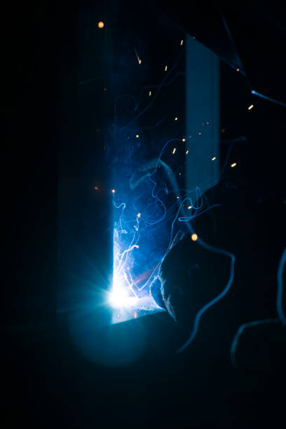 istock Sparks of heavy industry metal working 2161151204