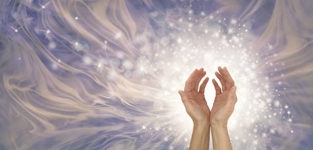 istock Healing energy feels like tingling sparkles 2161157443