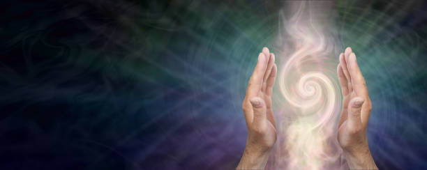 istock Distant healer sending you vortex healing energy 2161157490