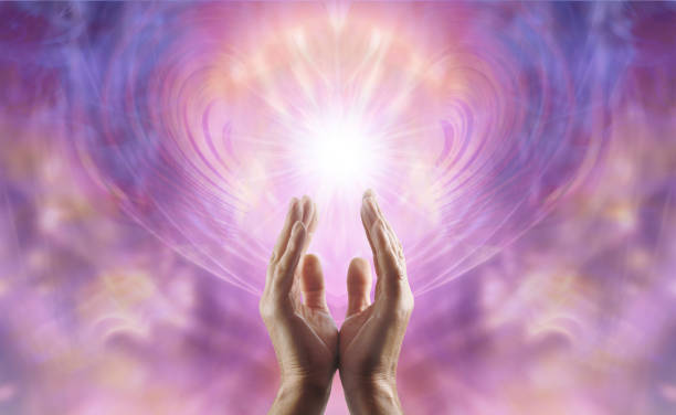 istock Male healer working with feminine heart energy 2161157504