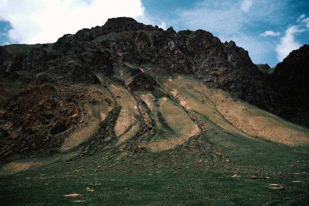 istock Velvet folded mountain in details 2161158168