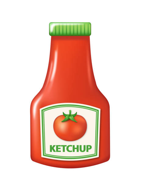 istock Cute BBQ Ketchup Icon In 3D Style On A Transparent Background 2161165954