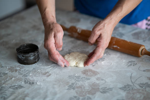 istock Homemade savory scone with cheese and eggs. 2161168638