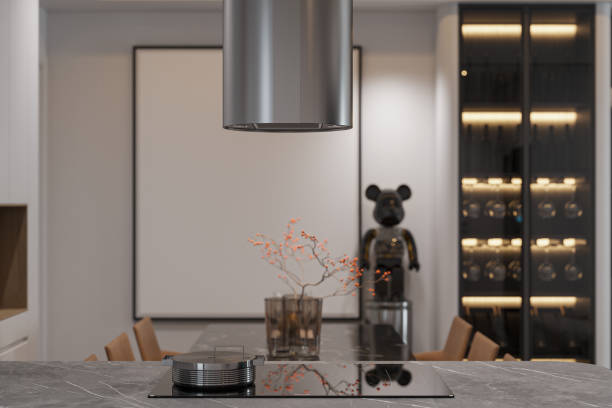 istock A view of the Kitchen and Dining area interior of Modern Technology 2161171248