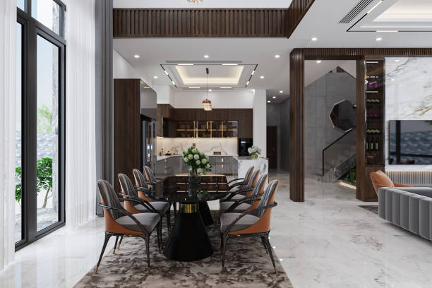 istock A view of a luxurious apartment. 3D rendering 2161174945