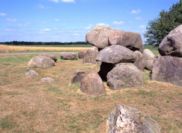 istock A dolmen or in Dutch a Hunebed is construction work from the new stone age. 2161185561