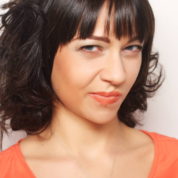 Portrait of dissatisfied young woman