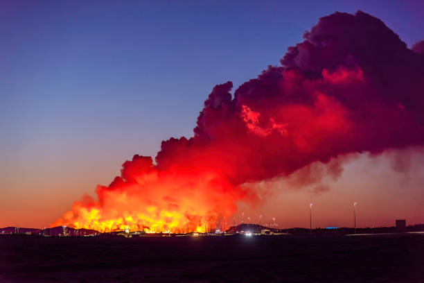 explosion smoke against sky as background