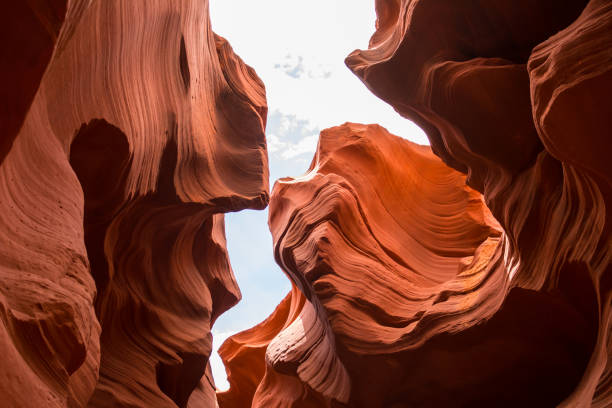 istock Background of erratic waves on Antelope canyon 2161201394