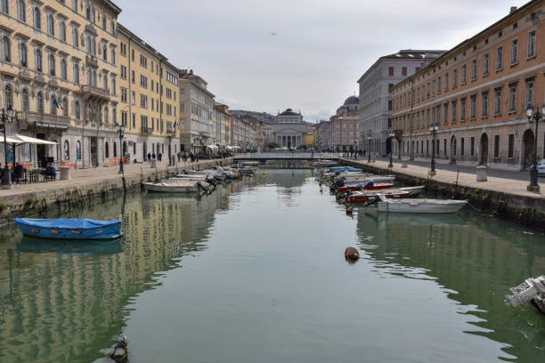 istock Famous Canal Grande at Trieste, Italy 2161201747