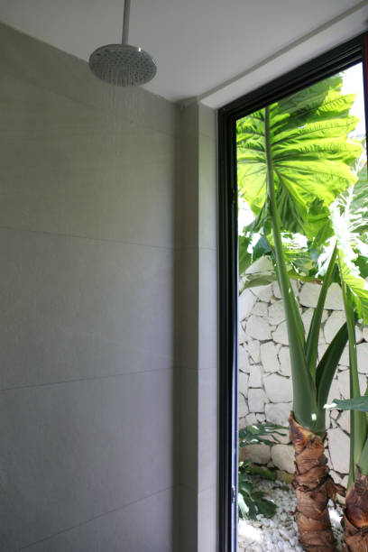 istock Beautiful shower cabin 2161202694