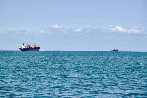 istock Cargo ships at Gulf of Trieste, Italy 2161202878