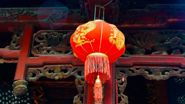 istock Asian lantern, colorful lamps 2161209032