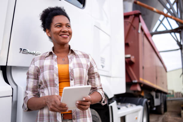 istock Smiling truck driver 2161215748
