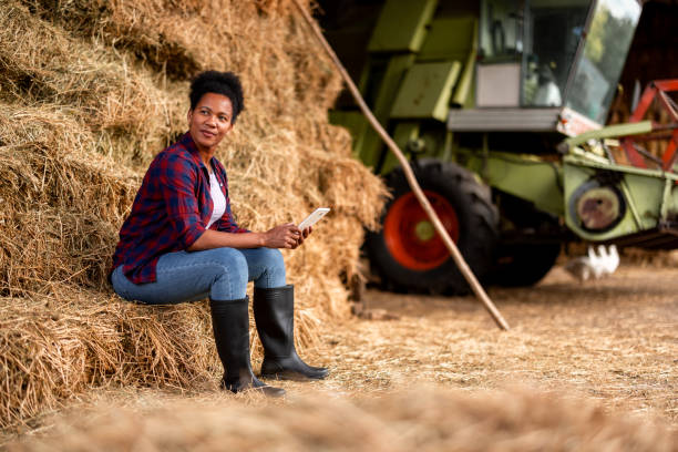 istock Farmers do it digitally these days 2161216236