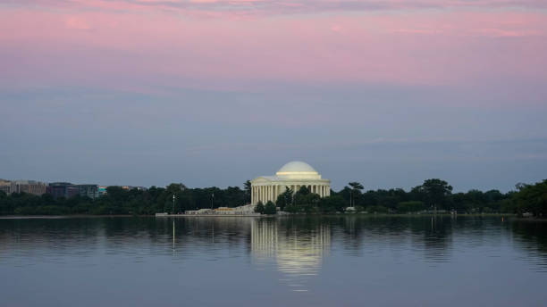 istock Titdal basisn and Jefferson memorial from Washington dc 2161219749