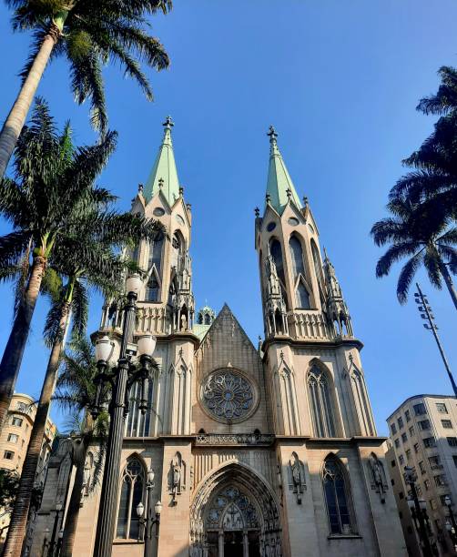 istock Cathedral and its architectural beauty in the city. 2161222964