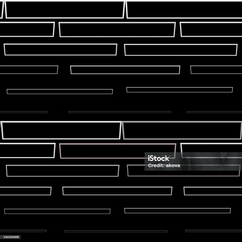 Brick Pattern Raster Ilustración de Brick Wall Seamless Pattern Background Horizontal ...