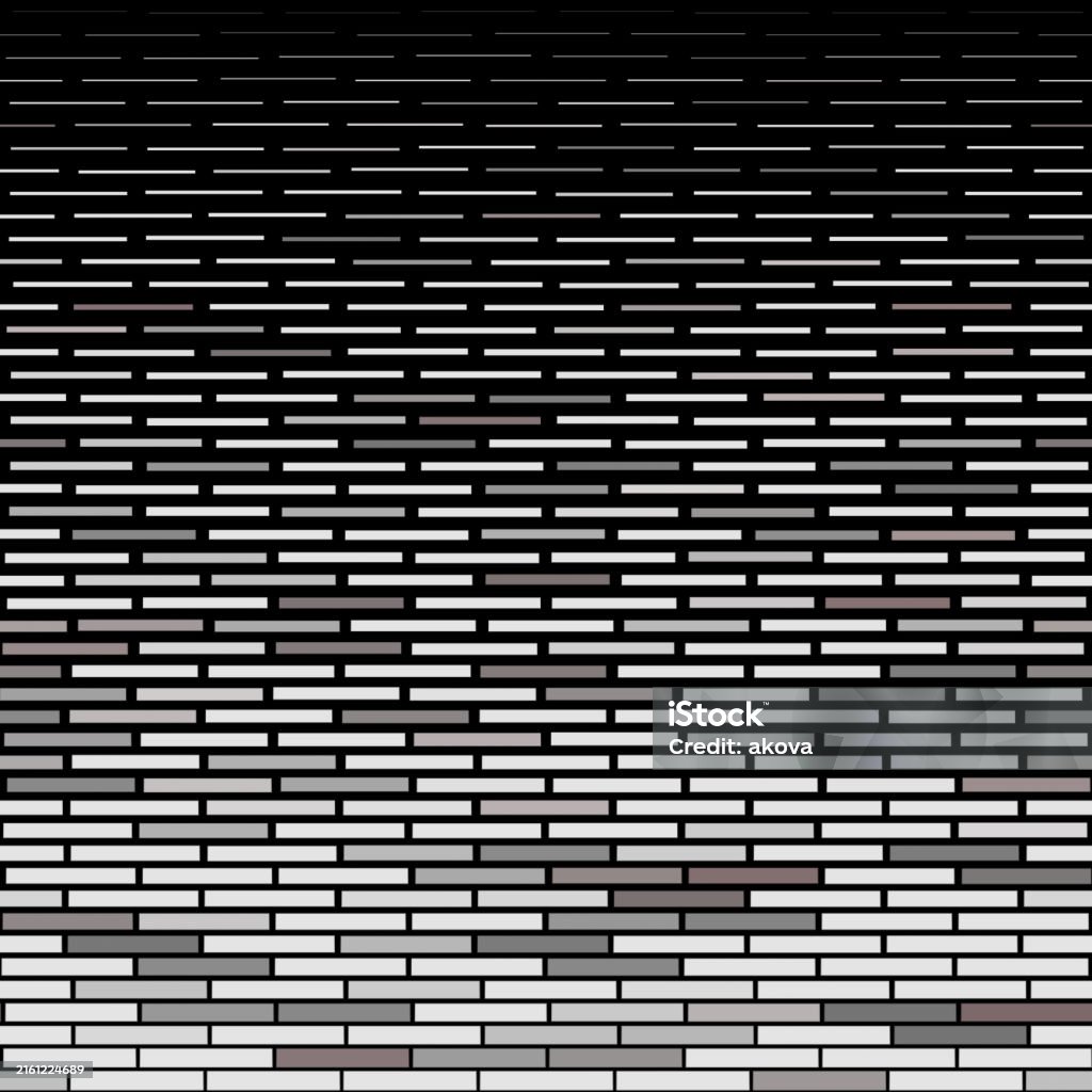 Brick Pattern Raster Brick Wall Seamless Pattern Background Horizontal Seamless Brick ...