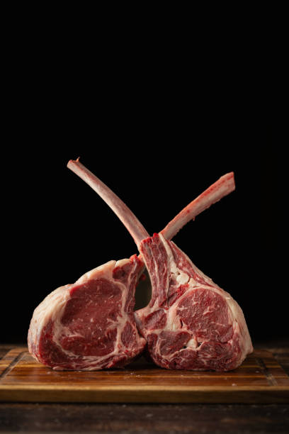 istock crossed bones of tomahawk steak 2161225954