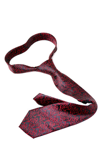 istock A floral pattern classic necktie isolated on white background close-up view single object 2161229438
