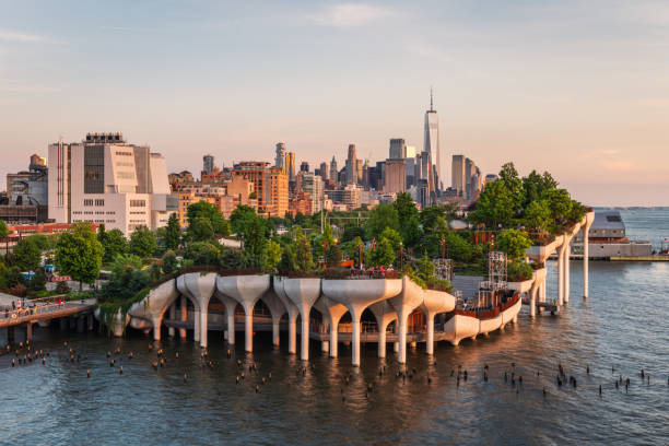 istock Little Island over the Hudson River at dusk 2161231440