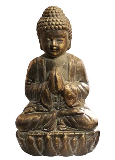istock plaster Buddha figurine isolated 2161235985