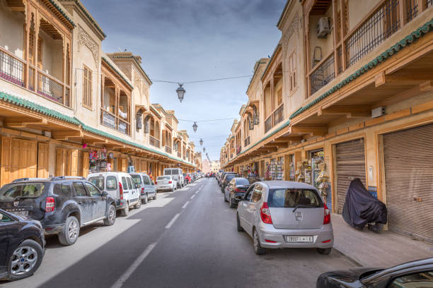 Fez, Morocco - March 19, 2024: Mellah, or Jewish district, in Fez, Morocco