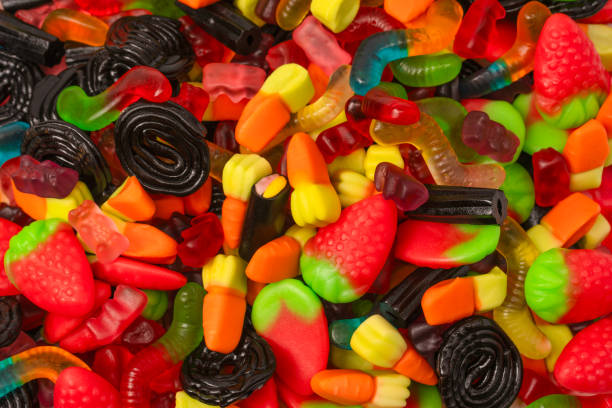 istock Assorted colorful gummy candies. Jelly  sweets. 2161260528
