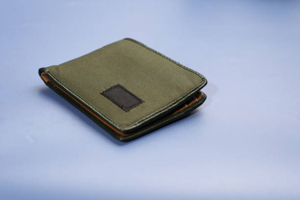 istock men's wallet made of canvas 2161264043
