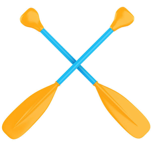 Canoe 3D Icon, symbolizing outdoor adventure, water sports, and traditional watercraft design