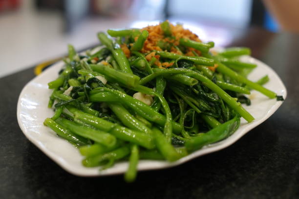 istock Stir Fried Chinese Morning Glory 2161267181